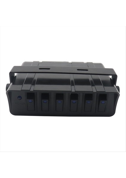 LED Işık Göstergesi ile Anahtar Kontrolör Paneli 40A 12V Araba Sigorta Kutusu Rocker Jeep Boat Truck Rv Için 6 Çete Düğmeleri (Yurt Dışından) indirimleri