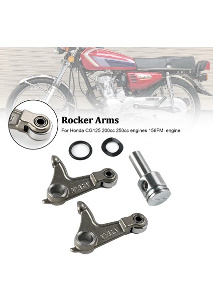 Honda CG125 200CC 250CC Motorlar Için Eksantrik Mili Rocker Silahları 156FMI Parçalar (Yurt Dışından) indirimleri