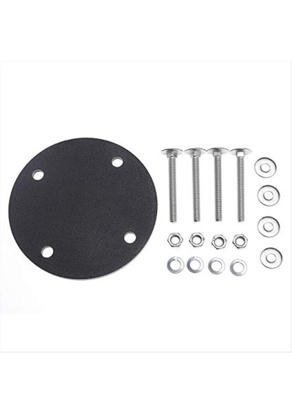 Off-Road Merdiven Çatı Kargo Rafı Için Ağır Hizmet Tipi Montaj Plakası Kiti Burçlarla (Yurt Dışından)