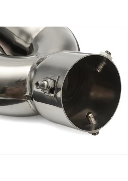 Evrensel 76MM Paslanmaz Çelik Araç Egzoz Muffler Uç Y Yap Tipi Çift Oldu Aracı Kayak Kromu Yuvarlak Egzoz Borusu (Yurt Dışından) modelleri