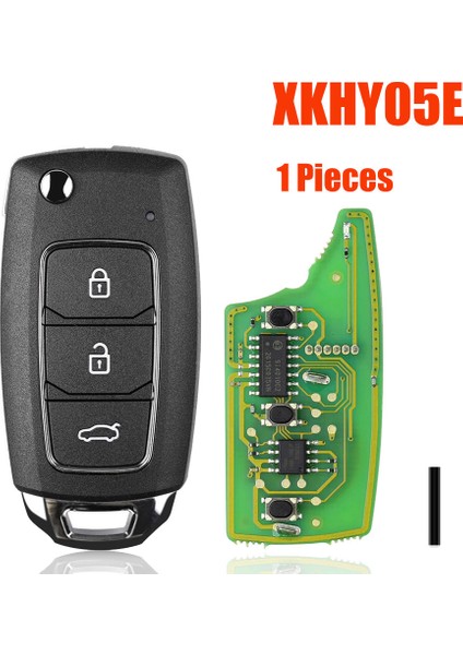 Xhorse Için XKHY05EN Universal Wire Uzaktan Key Fob 3 Düğmeleri Vvdı Anahtar Aracı Için Hyundai Style Için (Yurt Dışından) modelleri