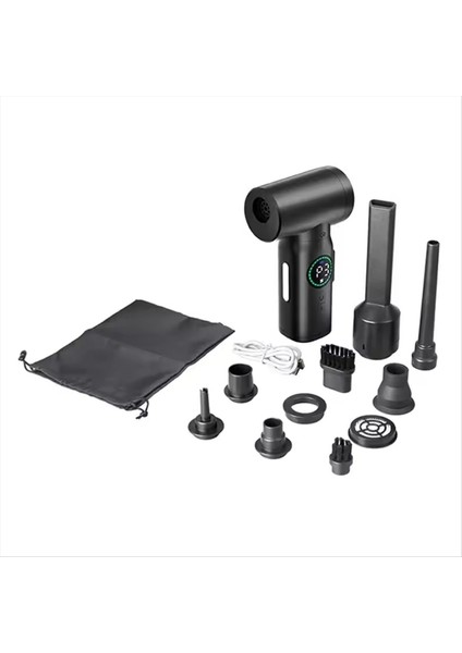 Taşınabilir Kablosuz Otomotiv Vakum Süpürge Ev ve Otomobil Için Çift Amaç 120W High Güçlü Güçlü Vakum Süpürge (Yurt Dışından)