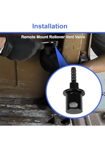 Yakıt Deposu Havalandırma Valfi Üzerinden Braket Kiti Uzaktan Monte Rulo Rulo Check Valfı Holley Sniper Efı 5/16 Hortum Barb Için (Yurt Dışından) fırsatları