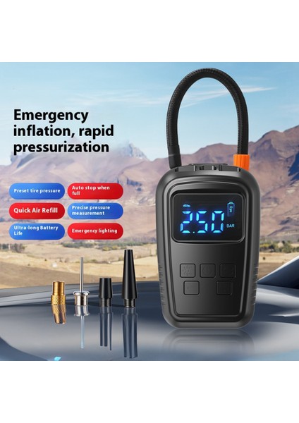 Araç Lastiği Şişiricisi Araç Hava Kompresörü Kablosuz/kablolu Elektrikli Lastik Şişman Pompası Motosiklet Araç Top Lastik Şişiricisi (Yurt Dışından) modelleri