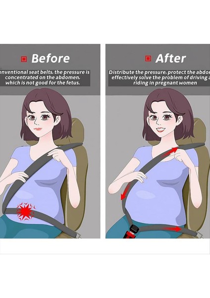Emniyet Kemeri Hamile Kadınlar Otomatik Yolcu Koltuğu Hamile Kadın Emniyet Kemeri Göbek Kaçınma Hamile Kadın Emniyet Kemerini Bağlayın (Yurt Dışından) fiyatları