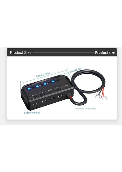 12V Sigorta Bloğu Universal 20A Motosiklet Otomotiv Sigorta Bloğu Sigorta ve Röle Kutusu Kiti Pil Sigorta Kutusu Terminal Bloğu (Yurt Dışından) fiyatları