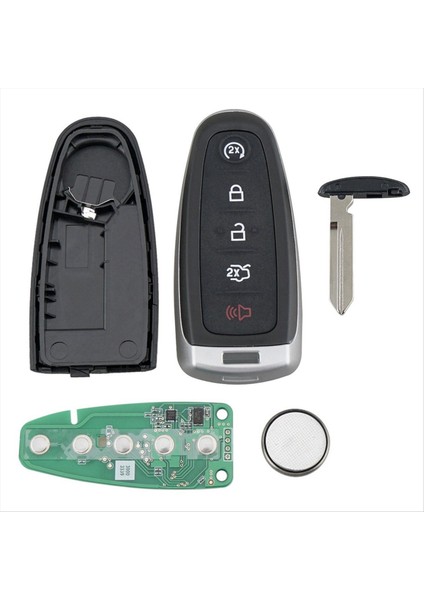 2x Araç Akıllı Uzaktan Anahtar 5 Düğmesi 433MHZ Ford Focus Edge Excess Explorer Taurus Flex 2011-2016 BT4T-15K601-JC (Yurt Dışından) fırsatları