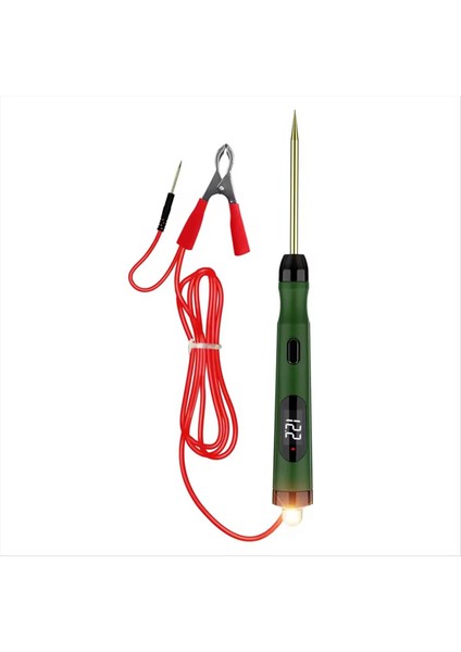 P50 Araç Elektrik Devre Test Cihazı Probu 5V-30V Dijital Ekran Devre Test Kalemi Araç Devre Test Merkezi Lamba Voltaj Test Kalemi (Yurt Dışından)