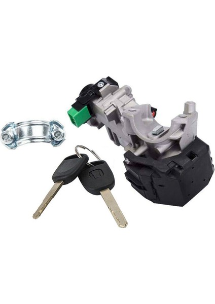 Kontak Anahtar Silindir Kilidi Otomatik Trans + 2 Anahtar 03-11 Honda Accord Crv Fit Civic Odyssey 35100-SDA-A71 (Yurt Dışından)