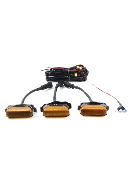 Toyota Tundra Trd Pro 2019-2021 Sarı Işık Drl Dekoratif Işık Su Geçirmez Araba Ön Işık LED Işık (Yurt Dışından)