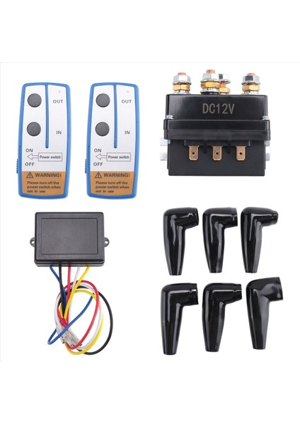 12V 500A Vinç Solenoid Röle Kontaktörü+ Kablosuz Vınch Kamyo Ceep Atv 5500-12000LBS Vinç (500A) (Yurt Dışından) modelleri