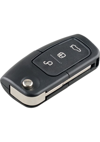 Araba Akıllı Uzaktan Anahtar 3 Düğmeler Ford Focus Fiesta 2013 Fob Case 433MHZ (Yurt Dışından) indirimleri
