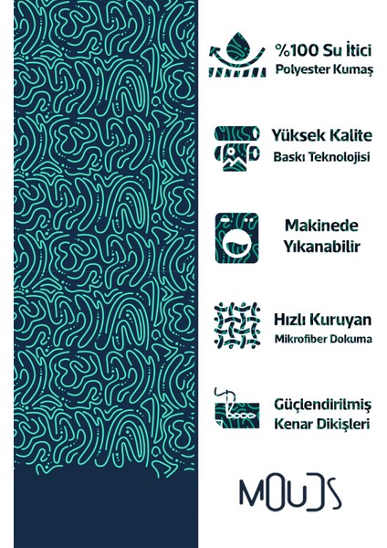 Banyo Perdesi, Yeşil Dalgalar Desenli Duş Perdesi Küvet Perdesi Halka Hediyeli 175X200CM Bp-48 modelleri