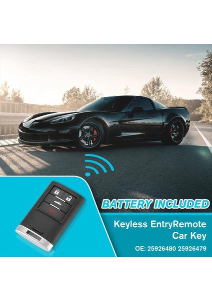 Araba Anahtarı Fob Anahtarsız Giriş Uzaktan 315MHZ M3N5WY77777A Chevrolet Corvette Için 2008-2013 4 Düğmeler (Yurt Dışından) fiyatları