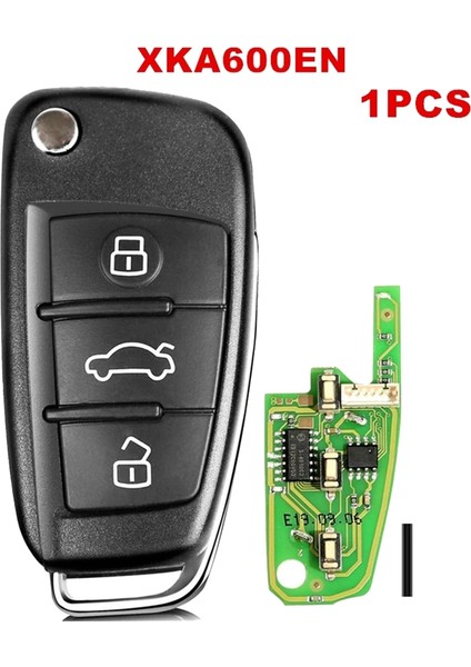Xhorse Için XKA600EN Için Evrensel Tel Uzak Tuş Flip Fob Fob 3 Düğmeleri Audi A6 Q7 Için Vvdı Anahtar Aracı Için Tür (Yurt Dışından) modelleri