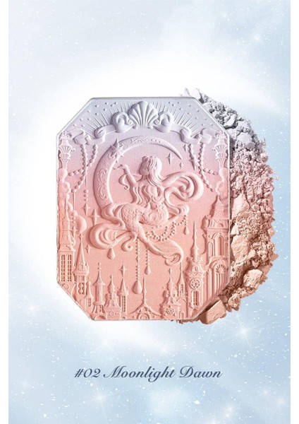 Moonlight Mermaid Degrade Kabartmalı Allık Paleti modelleri