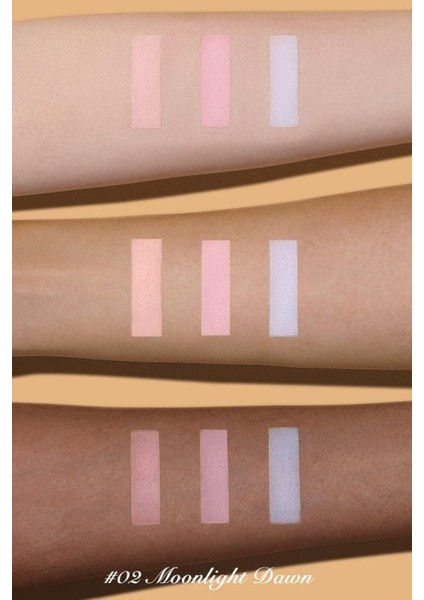 Moonlight Mermaid Degrade Kabartmalı Allık Paleti