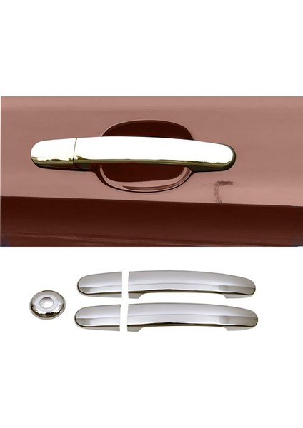 Ford Transit Uyumlu Kapı Kolu Krom 2 Kapı 3 Parça 2019 Ve Sonrası Modeller İçin fiyatları