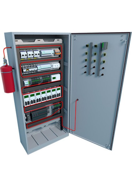 6 kg Otomatik Pano Söndürme Sistemi