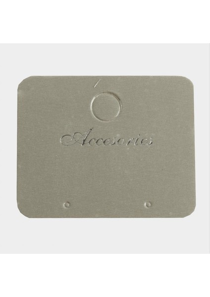 Gri Küpe Kartı 200 Adet