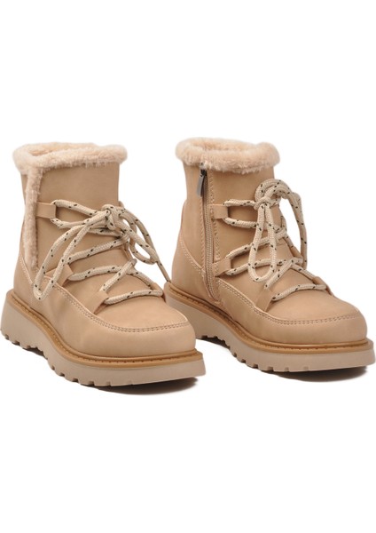 Bej Polarlı Çocuk Bot Lina F