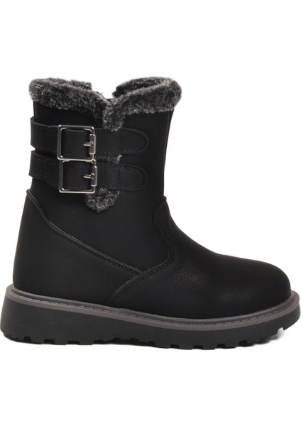 Siyah Polarlı Çocuk Bot Buckle F modelleri