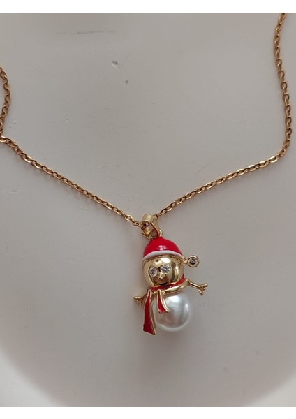 Kadın Yılbaşı Chiristmas Temalı Kolye