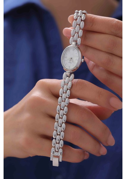 Damla Formlu Gümüş Kadın Kol Saati fiyatları