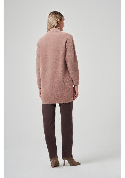 Nakış Işleme Detay Hırka 7007 Vizon modelleri