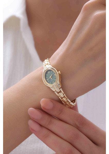 Gold Kaplama Kadın Kol Saati