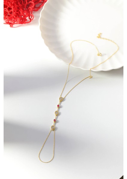 Zarif Taş Detaylı Gümüş Altın Kaplama Şahmeran modelleri