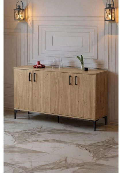 Hans 4 Kapaklı Çok Amaçlı Konsol Tv Sehpası Çam fırsatları