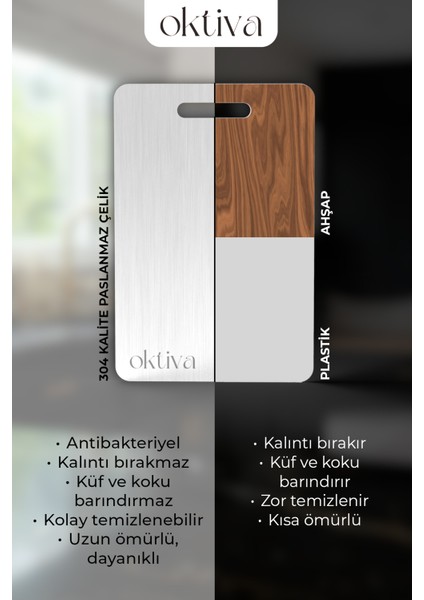 304 Kalite Paslanmaz Çelik Kesme Tahtası Antibakteriyel Kesme ve Doğrama Panosu modelleri