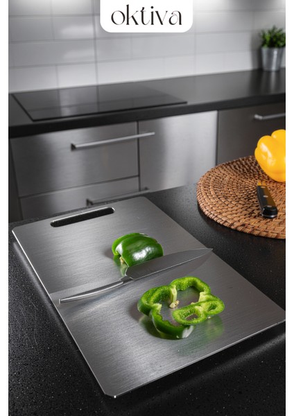 304 Kalite Paslanmaz Çelik Kesme Tahtası Antibakteriyel Kesme ve Doğrama Panosu indirimleri