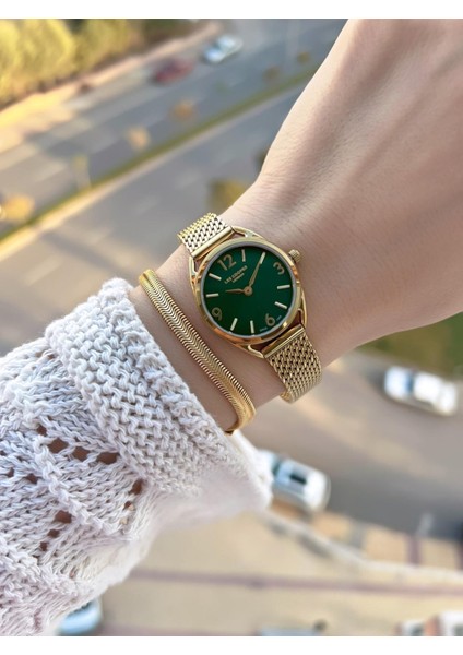 Küçük Kasa Vintage Hasır Kordon 2 Yıl Garantili 3 Atm Kadın Kol Saati+Bileklik 082207.170 fiyatları