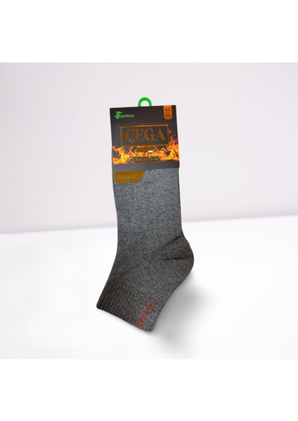 Erkek Kışlık Thermal Bambu Çorap 6'lı
