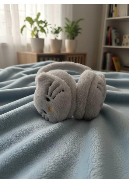 Kız Çocuk Hello Kitty Peluş Kulaklık