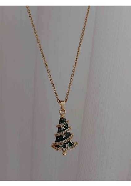 Kadın Yılbaşı Christmas Temalı Kolye