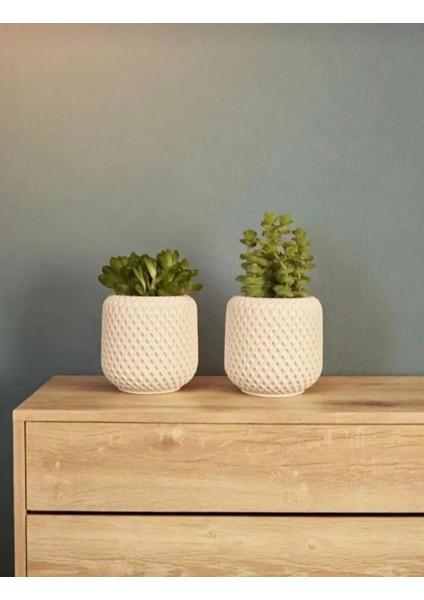 Dekoratif Mum Kalıbı -Çiçek Saksısı Dekoratif Obje