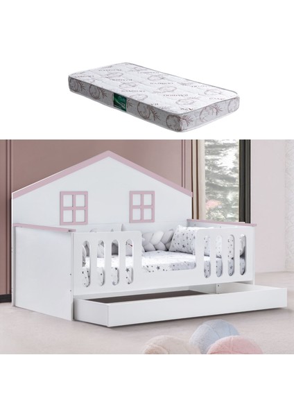 Montessori Yatak, Bello Yavrulu Yavrulu Karyola + 1 Adet Comfort Yatak