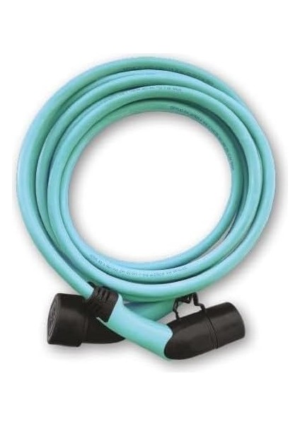 Elektrikli Araç Şarj Kablosu -10MT- Düz Tip-2, 22 Kw, 32A, 380V Ac, Togg-Tesla Uyumlu