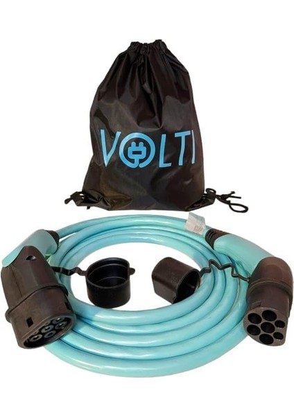 Elektrikli Araç Şarj Kablosu -10MT- Düz Tip-2, 22 Kw, 32A, 380V Ac, Togg-Tesla Uyumlu fiyatları