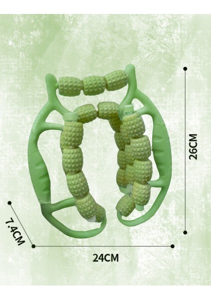 29 Tekerli Kas Gevşetici Sıkılaştırıcı Masaj Aleti Ayarlanabilir Lenf Drenaj Bacak Kol Selülit Yeşil modelleri