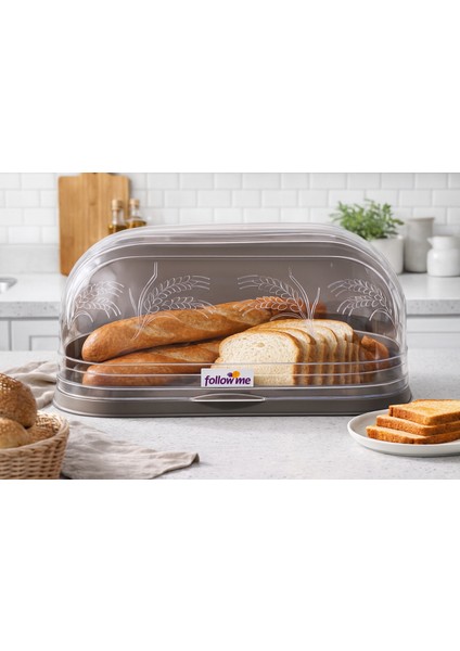 Şeffaf Kapaklı Büyük Boy Ekmek Kutusu – Hijyenik Ekmek Saklama Kabı modelleri