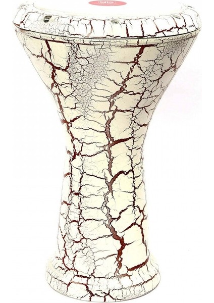 MISIR DARBUKA - BEYAZ DESENLİ