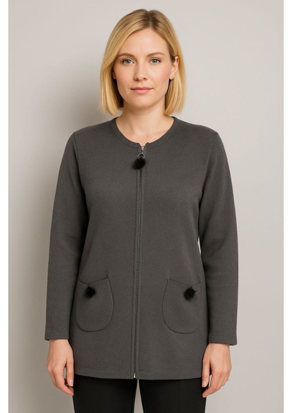 Simli Ponponlu Yelek