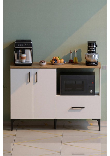 Palvin 2 Kapaklı Tek Çekmeceli Çok Amaçlı Dolap Beyaz Çam modelleri