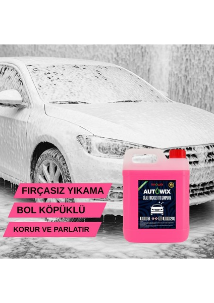 Cilalı Oto Şampuanı 5kg Ph Nötr Normal Yıkama ve Köpük Makineler Için Uyumlu fiyatları