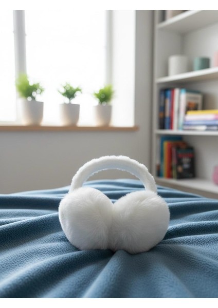 Tüylü Sıcak Tutan Peluş Kulaklık