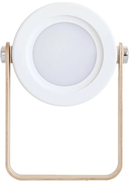 Jp-Dld Kamp Lambası Görünümlü Dekoratif Gece Lambası - Beyaz